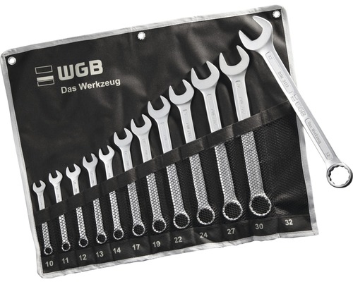 WGB Blocknyckelsats 12 delar 10-32 mm