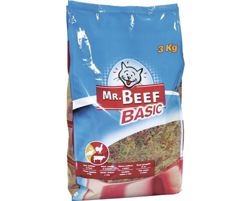 Kattmat MR. BEEF Cat Mix Basic 3kg