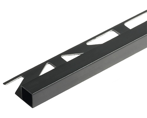 Dekorlist DURAL Squareline PVC svart 250cm 9mm