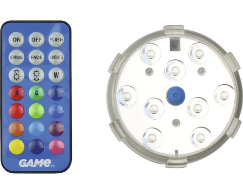 Undervattenstrålkastare LED med färgväxlare och magnet