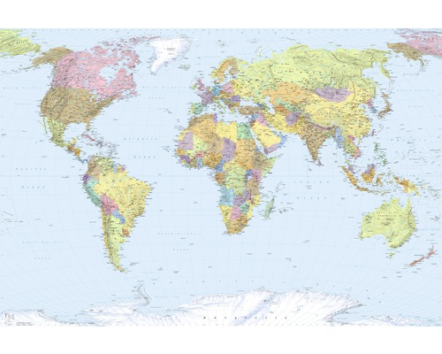 Fototapet KOMAR world map 368x248cm 4-038