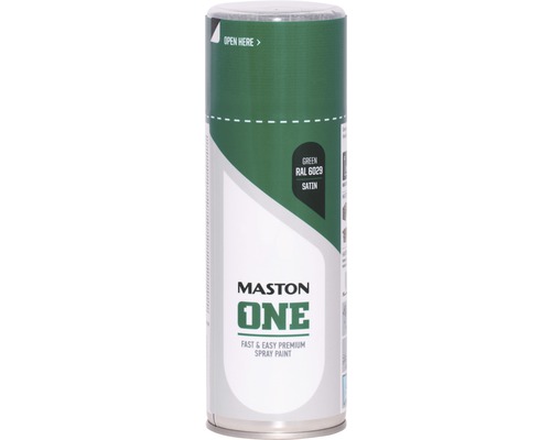 Sprayfärg MASTON One RAL 6029 satin grön 400ml