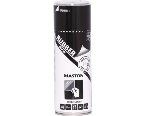 Sprayfärg MASTON rubber comp svart 400ml