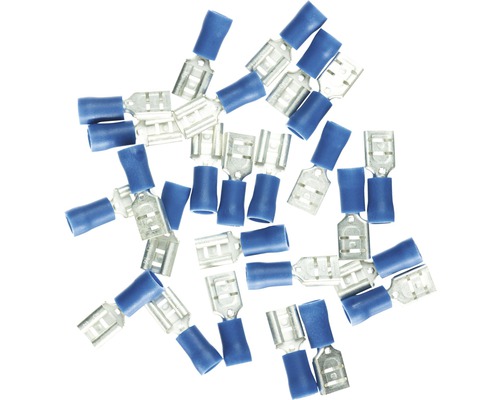 Flatstifthylsa HAUPA isolerad 1,5-2,5mm² blå 25 stycken Haupa 260394-0