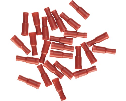 Rundstifthylsa HAUPA isolerad 0,25-1,5mm² röd 25 styck 260440