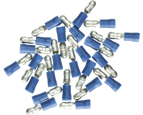 Rundstifthylsa HAUPA isolerad 1,5-2,5mm² blå 25 styck 260448-0