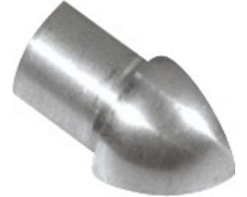 Hörnstycke DURAL Durondell rostfritt stål grå 10mm