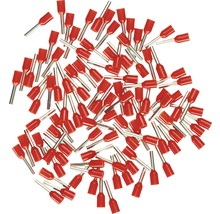 Ändhylsor HAUPA isolerade 1mm² röd 100 styck 270804-thumb-0