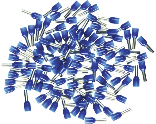 Ändhylsor HAUPA isolerade 2,5mm² blå 100 styck 270810