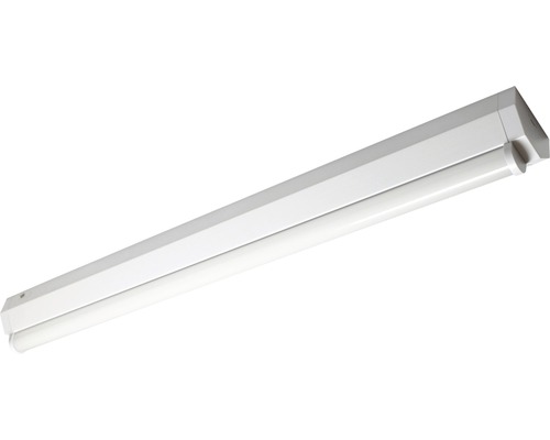 Lysrörsarmatur Basic 1 LED 120 cm vit